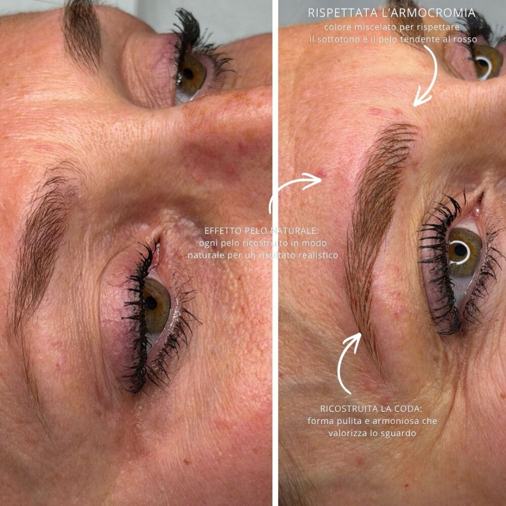 microblading bari prima dopo